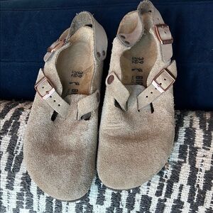 Birkenstock Tokio Clog with Adjustable Straps Taupe
